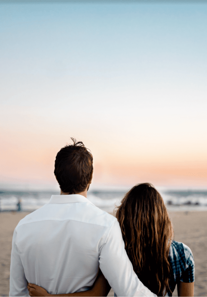 beach couple